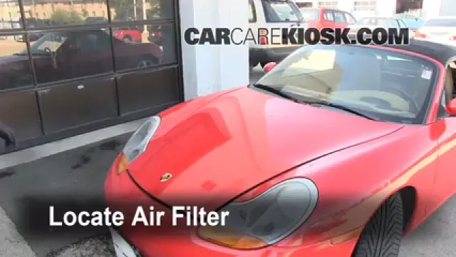 1998 Porsche Boxster 2.5L 6 Cyl. Filtro de aire (interior) Cambio